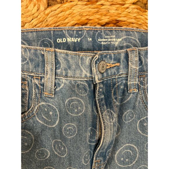 Girls Zara Old Navy Bundle Graphic Tee Cargo Sweat pants Wide leg jeans 9/10 - Picture 3 of 9